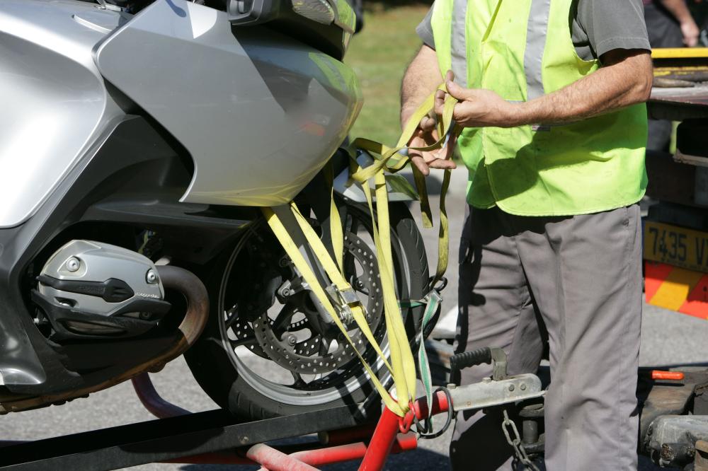 remorquage de moto