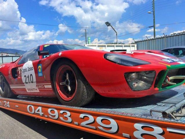 transport de voiture de course